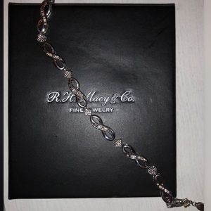 Diamond infinity bracelet - Macy’s